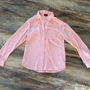 The Limited Soft Pink Button Down Blouse